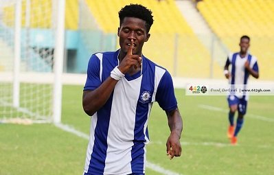 • Maxwell Abbey Quaye - Oly’s top goal poacher