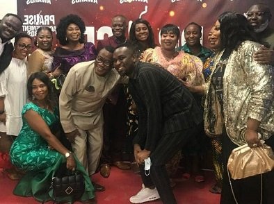 It's all smiles from the gospel musicians who graced the launch