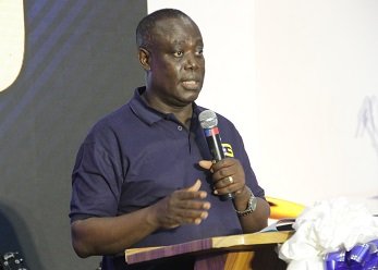 • Rev.Prof. Paul Frimpong-Manso addressing the gathering