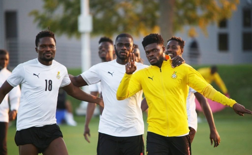 Some Black Stars players at the Cameroon AFCON