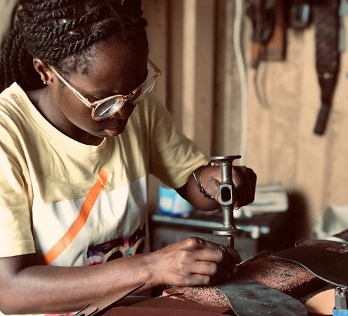 Edna at work