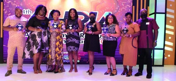 MTN Team with the Awards won at the ceremony