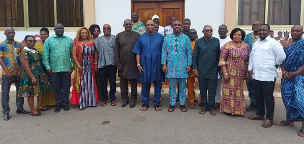 Members of the committee after the inauguration