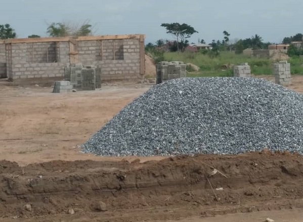 Encroachers have put up structures on parts of the land