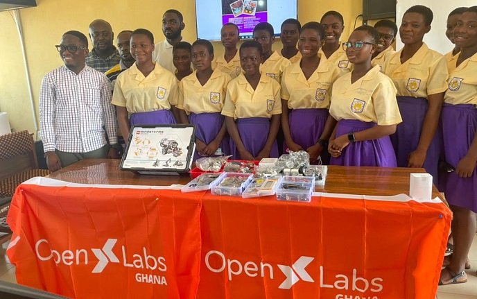 Some students and tutors at the lab