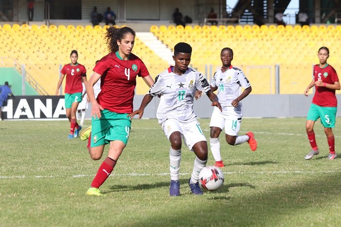 Flashback A scene from the Ghana versus Morocco first leg encounter in Accra