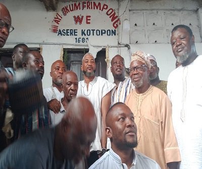 Some members of the delegation after the visit