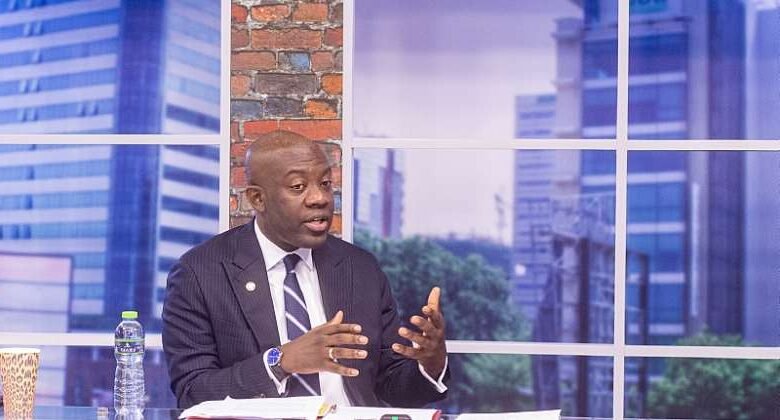 Information Minister Kojo Oppong Nkrumah. [Photo credit/GBC]
