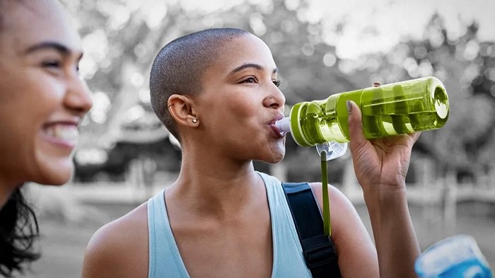 • Drinking plenty of water is good for your health