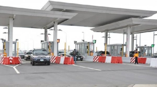 The toll booths were close last year