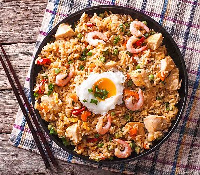 Prawn fried rice
