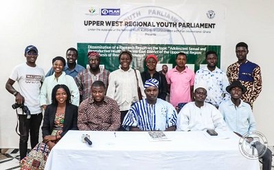 Some members of the Upper West Regional Youth Parliament