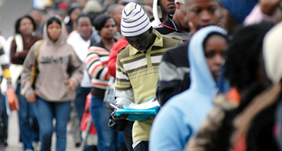 ● Unemployment is a national threat