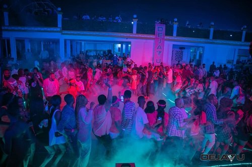 • Partygoers having fun at the last edition