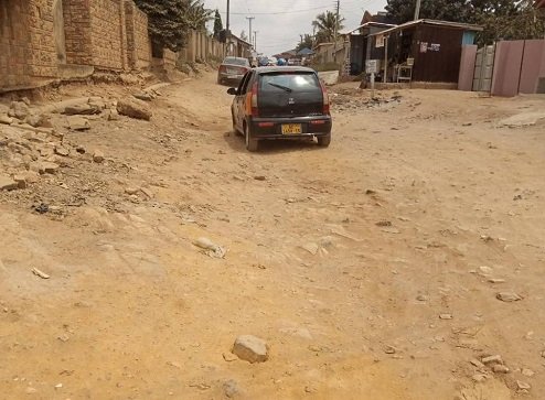 ● Deplorable roads at Awoshie