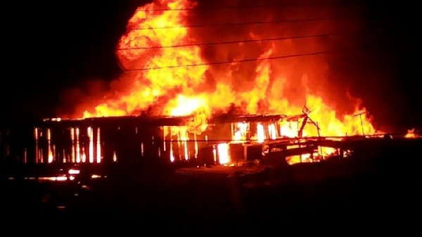 Fire gutted hundreds of shops