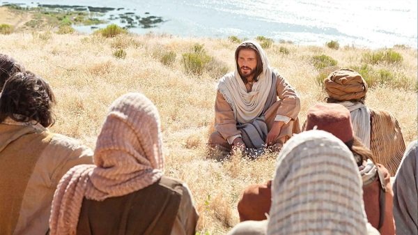 • Jesus Christ teaching the sermon on the mount