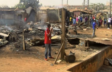 ●●Many structures were destroyed at Sofoline recently