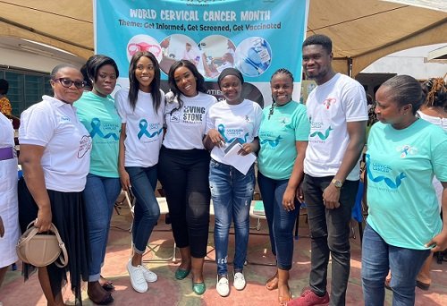 •Some members of the Foundation at the event