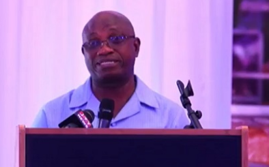 • Deputy Minister of Employment and Labour Relations, Mr Bright Wireko-Brobbey speaking at the launch