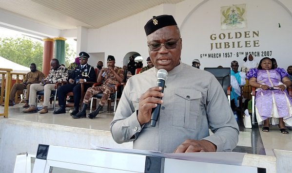 • Alhaji Tahiru Moomin addressing the gathering