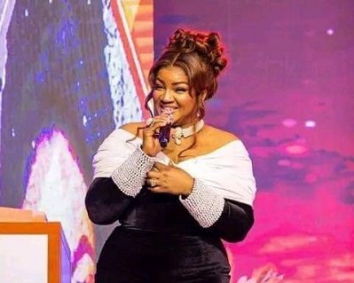 • Omotola Jalade Ekeinde speaking at the event