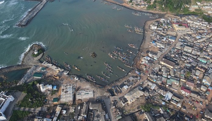 ●●The town is 35km west of the capital Sekondi-Takoradi