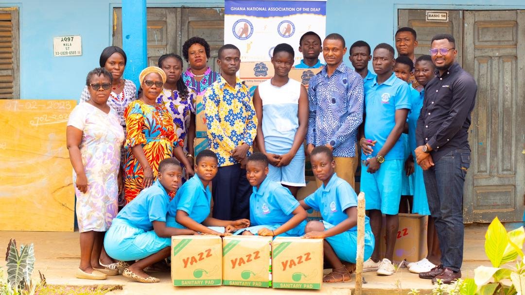 Authorities of Bechem School of Deaf and officials of NGO