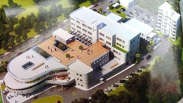 ● Artistic impression of the new hospital