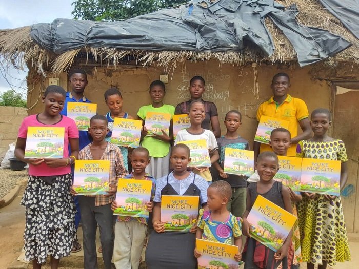 Rachel has organised reading clinics and donated copies of her book