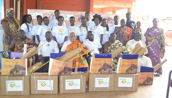 Dignitaries and the beneficiaries after the programme Photo Victor A. Buxton