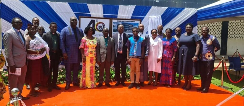 some dignitaries at the launch of the 40th anniversary of the Methodist Day Senior High School together with the Member of Parliament for the Tema Central YvesHanson-Nortey(sixth from left).