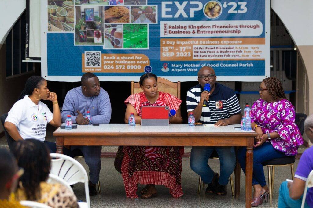 A panel disscusion in session