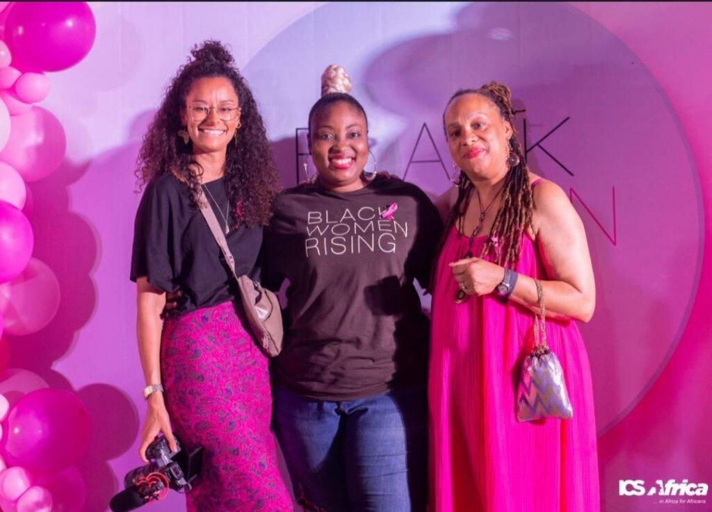 Some representatives of the black women rising support group