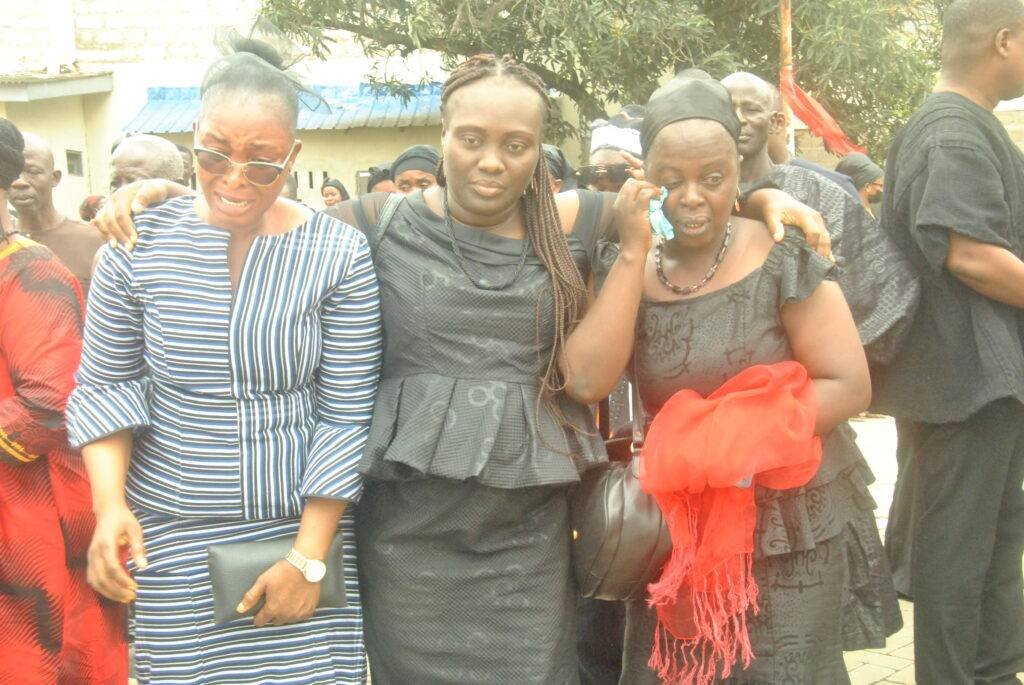Staff of the NTC could not hold their tears