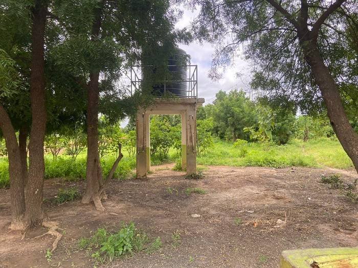 ●●One of the non-functioning boreholes