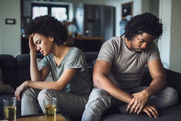 A couple contemplating divorce