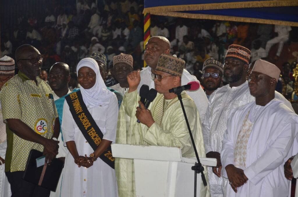 Alhaji Ben Abdallah speaking at the event