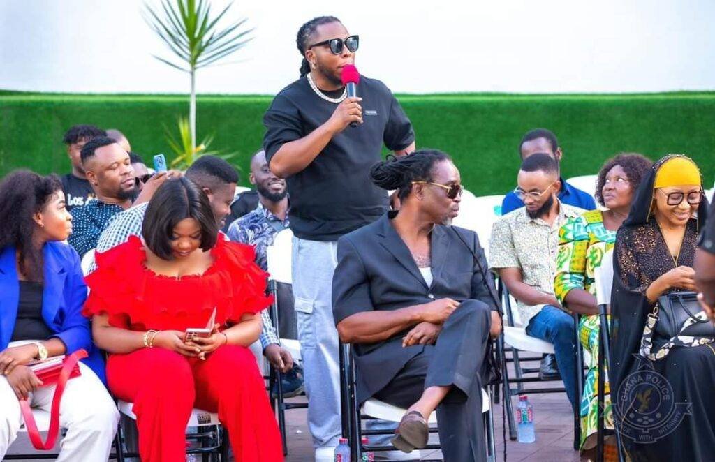 Musician, Edem expressing his concerns