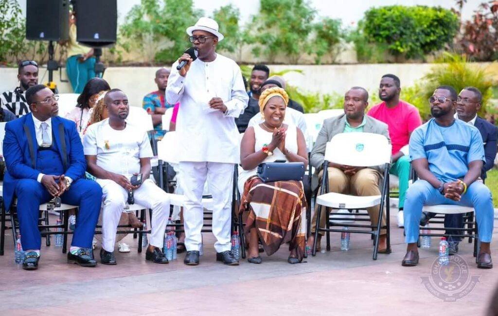Newly elected MUSIGA president Bessa Simon Adressing the gathering