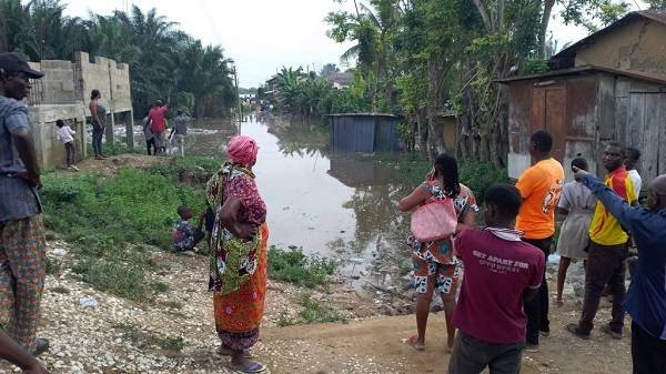 Some residents of North Tongu in distress