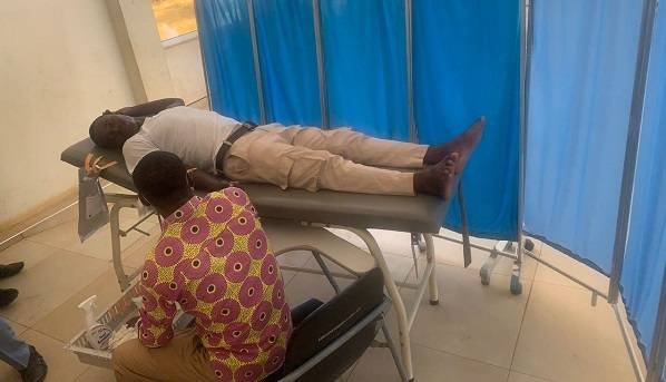 • A donor during the exercise