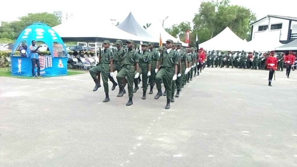 AHISCO School Cadet at the parading  grounds