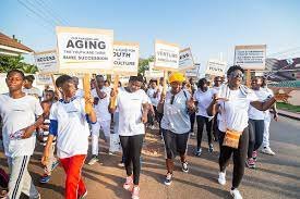 • Some Ghanaian Youth on demonstration