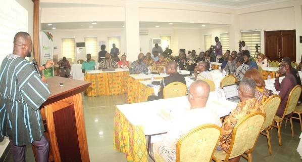 Dr Manyo speaking at the event