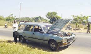 A defective vehicle which has impeded movement