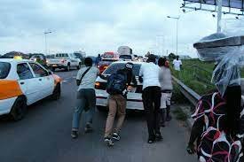 • A defective vehicle which has impeded movement