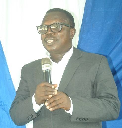 Mr Martin Adu-Owusu delivering his address.