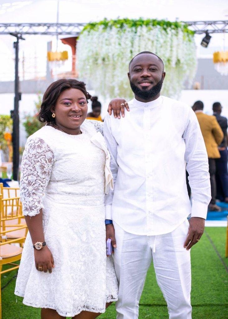 Mrs Oware-Menssah and husband