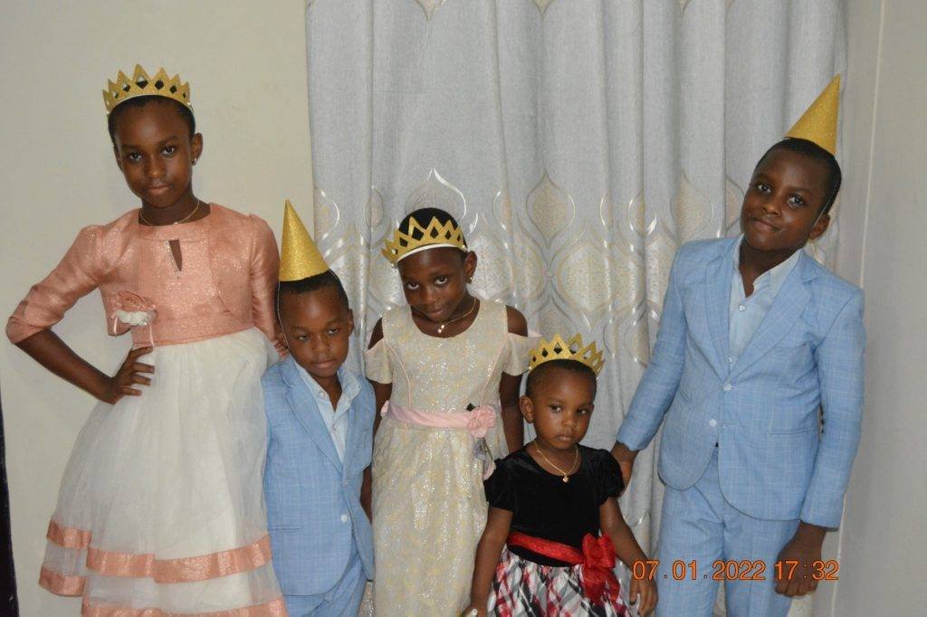 • Lovely children of Prof. Acakpovi